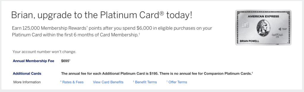 a screenshot of a credit card